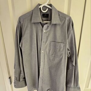 Club Room Regular Fit Pinpoint Dress Shirt